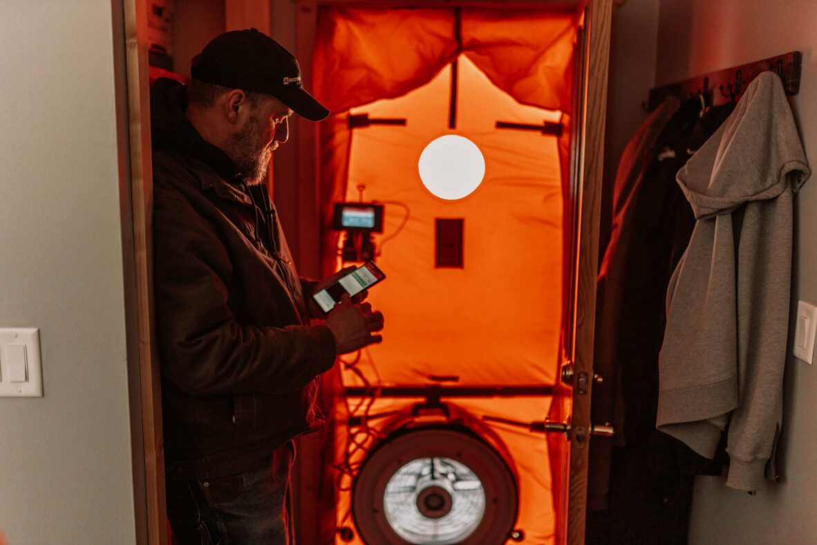 What can we learn from blower door testing?